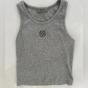 Parker Gray Fitted Tank Top